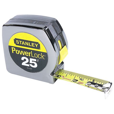 Stanley 1 In X 25 Ft Steel Tape Measure Powerlock