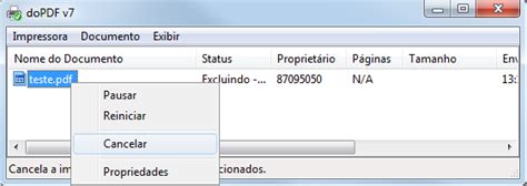 Como Cancelar Uma Impressão Persistente