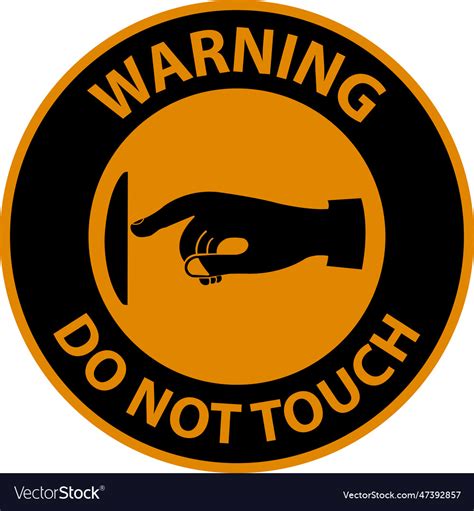 Do Not Touch Clip Art