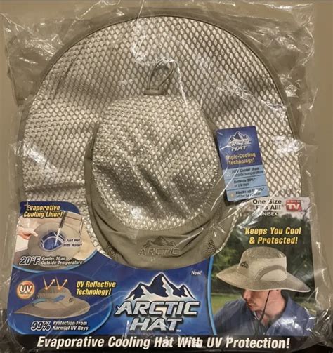 Arctic Air Hat Evaporative Cooling Uv Ray Reflective 1 Size Unisex