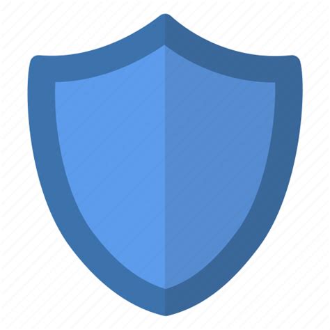 Blue Protect Protection Safe Secure Security Shield Icon