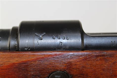 Mauser Model 98 Sniper Rifle Ss Stlye Markings Candr Antique 013