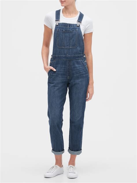 Relaxed Denim Overalls With Washwell Gap Factory