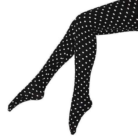 Black With White Polka Dot Tights By Betweenlove On Etsy 2000 Polka Dot Tights Polka Dots