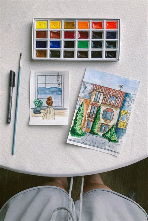 Идеи рисунка Что нарисовать акварельными красками Домашние хобби in 2021