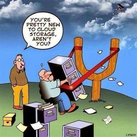 Its Time To Get A Self Storage Unit Computer Humor Funny Cartoon