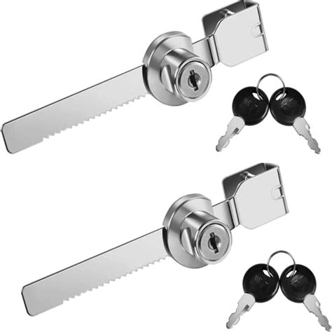 2pcs Metal Sliding Glass Door Lockdisplay Case Lock Display Case Lock