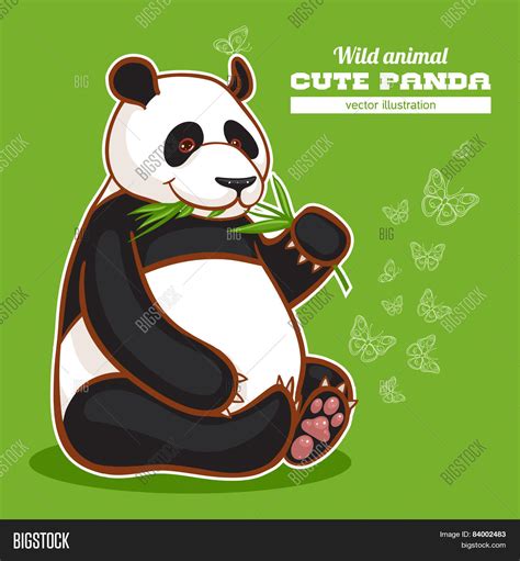 Cute Panda Vector And Photo Free Trial Bigstock