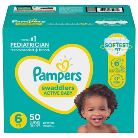 Pampers Swaddlers Active Baby Diaper Size 6 50 Ct King Soopers