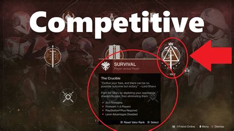 How To Find And Play Competitive Crucible Destiny 2 New Light Guide