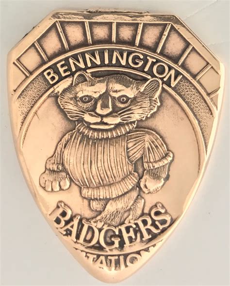 Bennington Badgers 400m Swim Medal Coin Guitar Pick