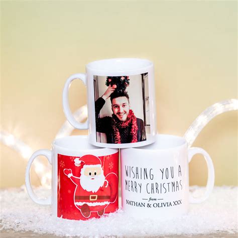Personalised Mugs Christmas By Able Labels