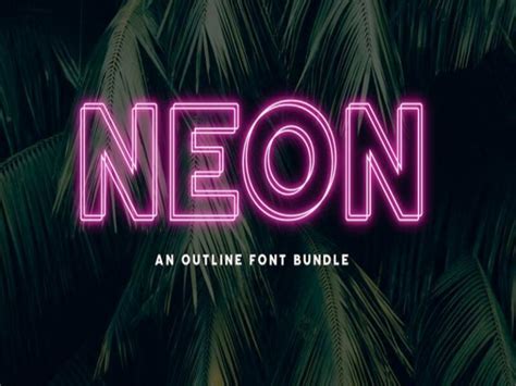 15 Best Neon Font Free Download Fonts Empire