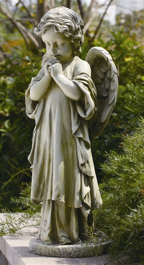 Roman Inc Young Praying Angel Garden Statue Estátuas De Anjo Anjos
