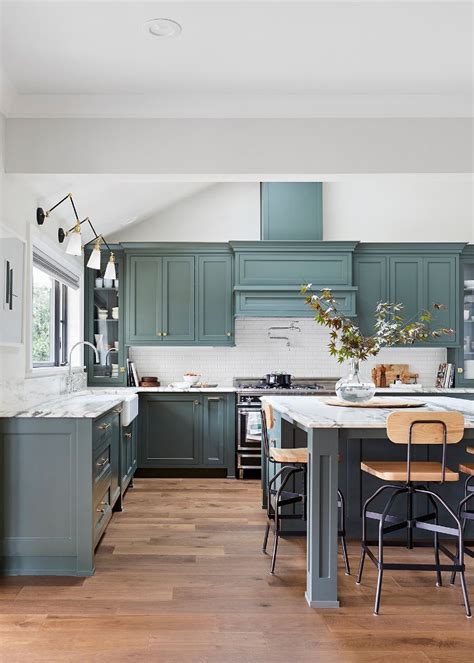 We Want These Green Kitchen Cabinets Stat Kitchen Style Kitchen
