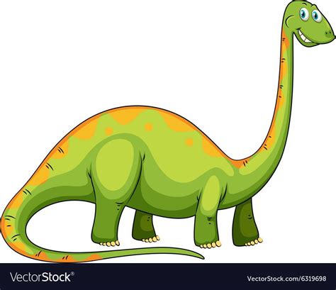 Green Dinosaur With Long Neck Download A Free Preview Or High Quality