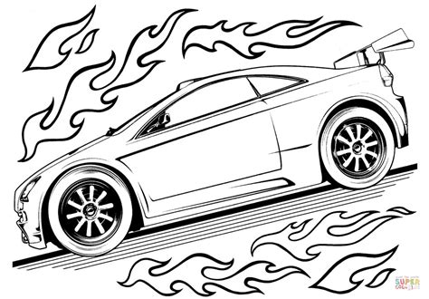 Find all the coloring pages you want organized by topic and lots of other kids crafts and kids activities at allkidsnetwork.com. Hot Wheels Cars Coloring Pages at GetColorings.com | Free ...