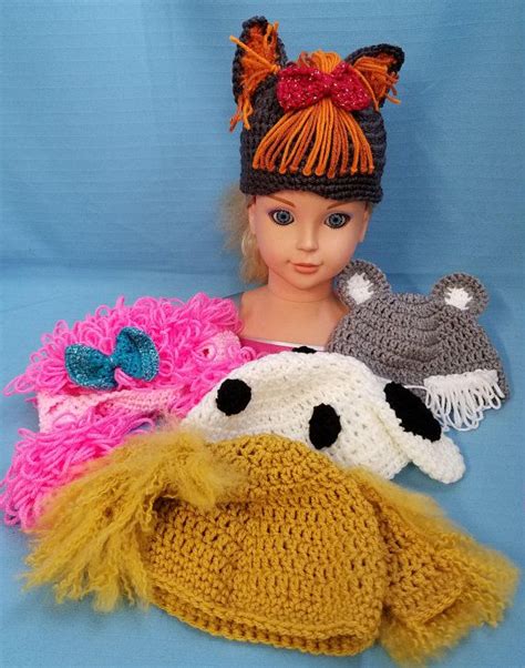 Custom Puppy Dog Ears Hat Cap All Breeds And Cats Too Crochet By Bren