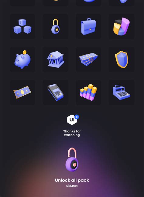 3d Icon Pack Finance Free Download Images Behance