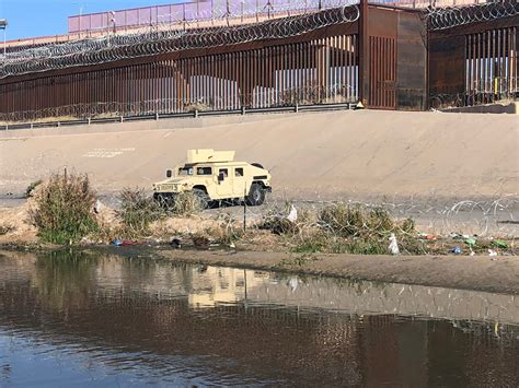 Militarizan La Frontera De El Paso Texas Ciudad Juárez Chihuahua