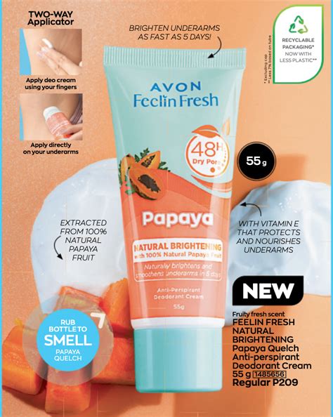 Avon Quelch Feelin Fresh Anti Perspirant Deodorant Creams 55g