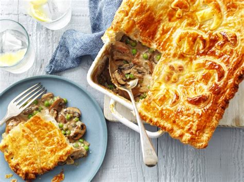 Chicken And Mushroom Pie Australian Mushrooms