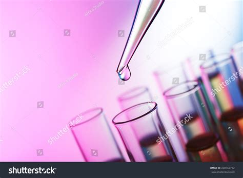Powerpoint Template Chemistry Pink Drug Molecules