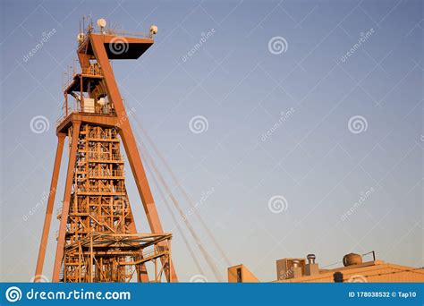 Mining Shaft Stock Photo Image Of Steel Mining Frame 178038532