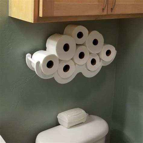 Crown Toilet Tissue Holder For Large Rolls Etsy Small Bathroom Diy