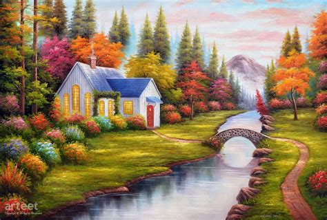The Gallery For Beautiful Oil Paintings Of Landscapes