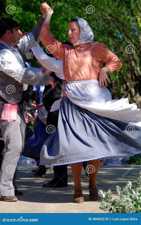 Portuguese Folklore Dancing Editorial Stock Photo Image Of Heritage