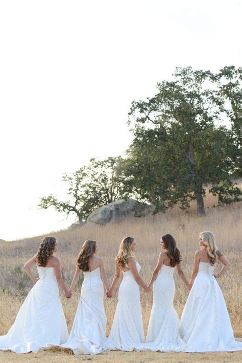 This Sister Wedding Dress Shoot Is The Cutest Idea Ever Wedding Dress