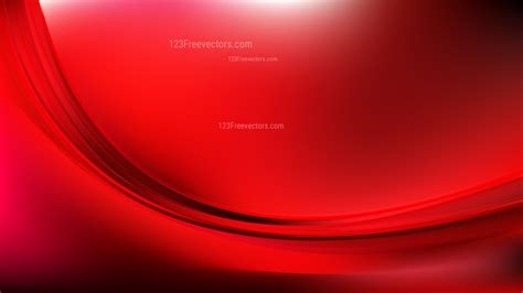 Abstract Cool Red Wave Background Vector Art