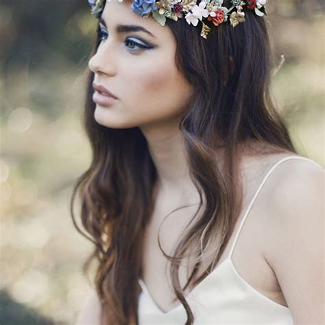 41 Whimsical Flower Crown Ideas For Your Wedding Hairstyle