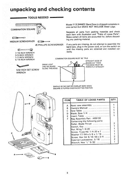 Craftsman 10 Band Saw Blade Size Guide