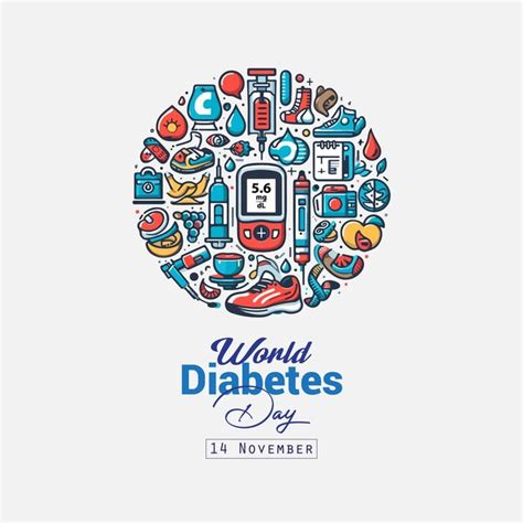 Premium Vector Vector World Diabetes Day Creative Design