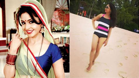 Bhabhiji Actress Shubhangi Atre Goes Bold Her Viral Monokini Picture Will Make You Sweat