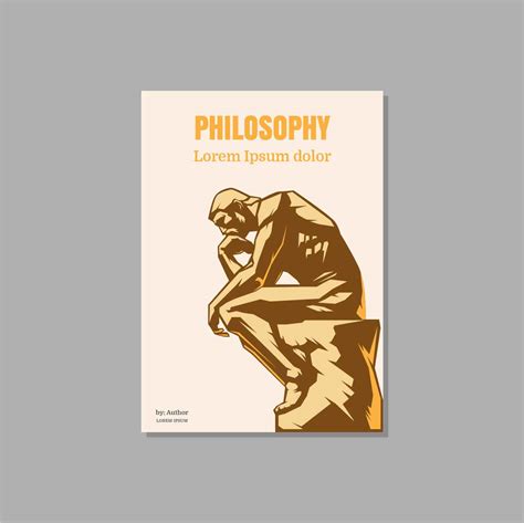 Philosophy Book Cover Vector Illustration 216218 Vector Art At Vecteezy