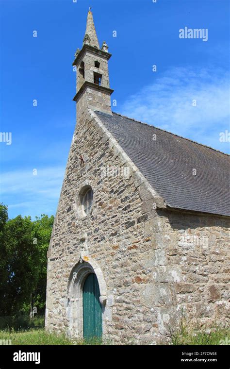 Outdoor Of Saint Roch Chapel In Plourin Stock Photo Alamy