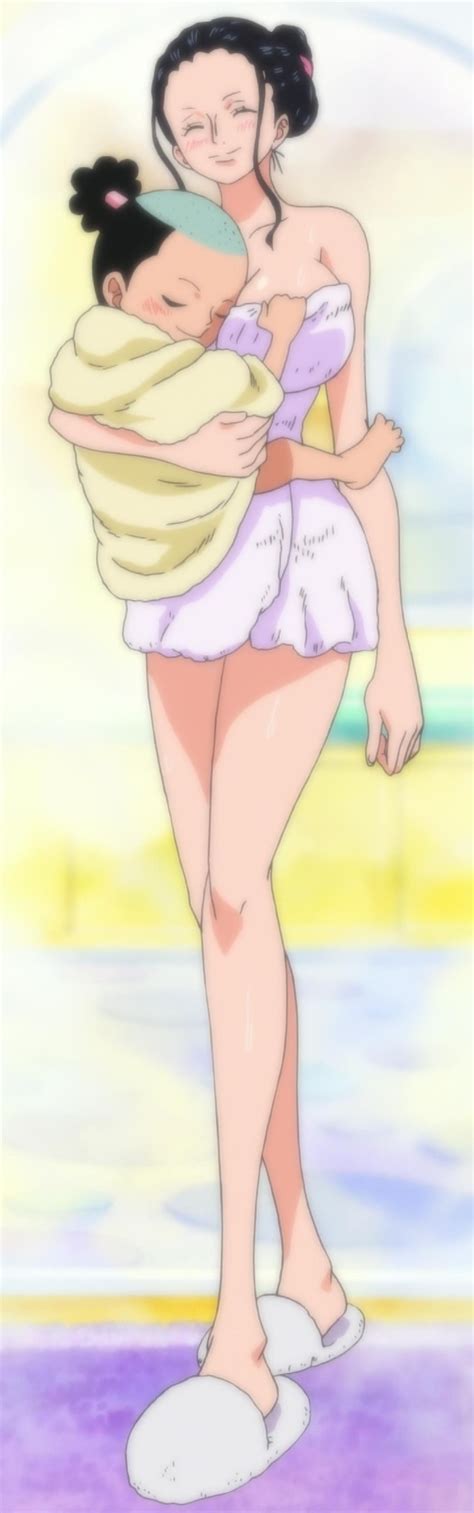Momonosuke One Piece Nico Robin One Piece Highres Screencap Boy Girl Age Difference
