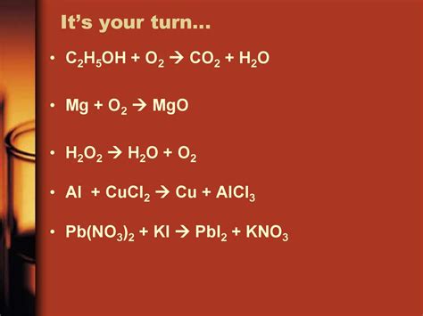 Types Of Chemical Reactions презентация онлайн