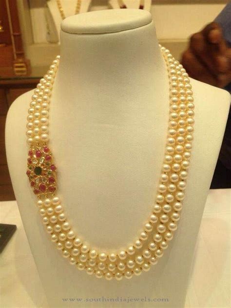 Multi Layer Pearl Necklace Designs Layered Pearl Necklace Designs