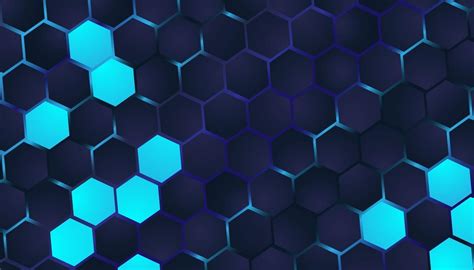 Futuristic Hexagon Background Design Abstract Hexagonal Background