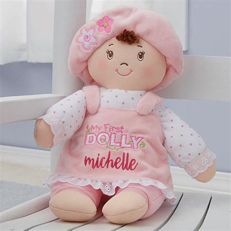 Embroidered My First Brunette Baby Doll By Baby Gund Baby Ts