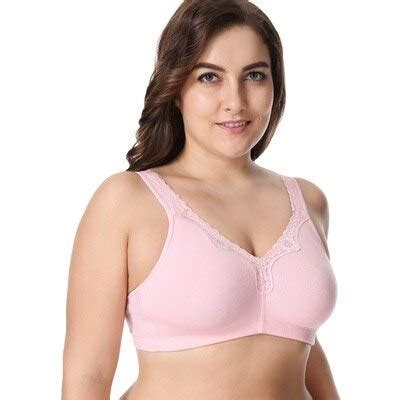 Buy Yavo Soso No Rims Lace Bra Big Size Seamless Cotton Full Cup Large Cup Thin Plus Size Ef