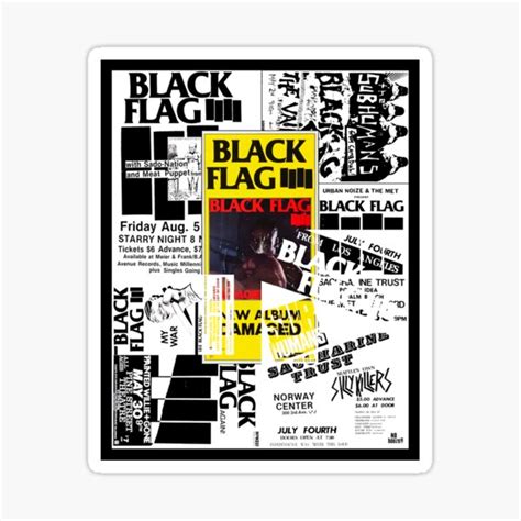 Black Flag Sticker For Sale By Serongkaba Redbubble