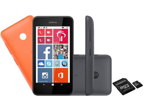 Smartphone Nokia Lumia 530 Dual Chip 3g Windows Phone 81 Câm 5mp