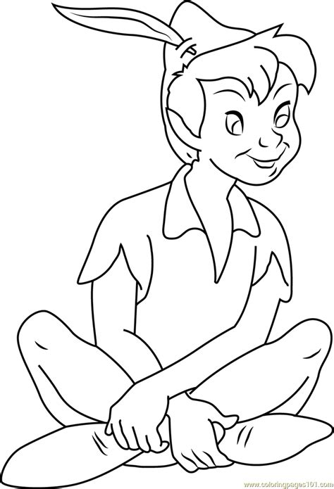 Peter Pan Printable Coloring Pages