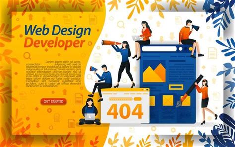 Web Developer Banner Vector Art Icons And Graphics For Free Download