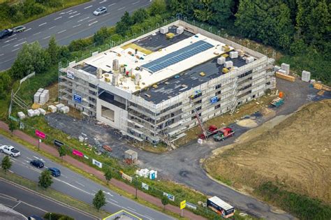 Hamm From Above Construction Site For The New Building Of The
